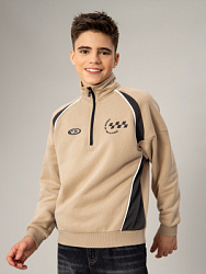 Толстовка, цвет: бежевый, артикул: OJBCJ11-T1