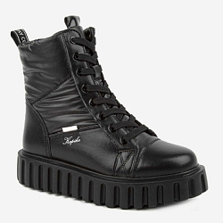 Ботинки, цвет: черный, артикул: 1472д-1