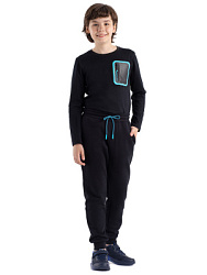 Брюки, цвет: черный, артикул: KJBCP13-99