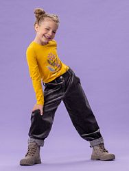 Брюки вельветовые, цвет: серый, артикул: OKGCP12-93