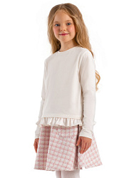 Лонгслив, цвет: молочный, артикул: MKGCL05-01