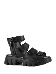 Сандалии, цвет: черный, артикул: 34549п-1