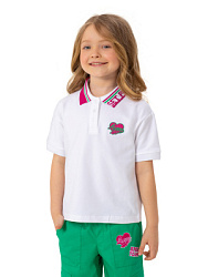 Футболка-поло, цвет: белый, артикул: NKGCT20-00