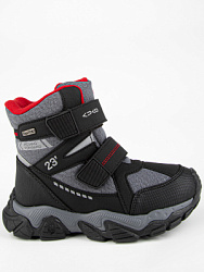 Ботинки, цвет: черный-красный, артикул: 43529-2