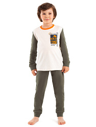 Пижама комплект, цвет: зеленый, артикул: MUBPS02-FW