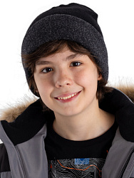 Шапка двусторонняя, цвет: черный, артикул: KWBAC07-99