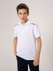 Футболка-поло, цвет: белый, артикул: OJBCT01-00