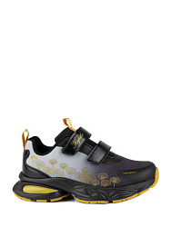 Кроссовки, цвет: черный-золотой, артикул: 731146с-3