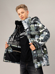 Куртка зимняя, цвет: хаки, артикул: OJBCK20-64