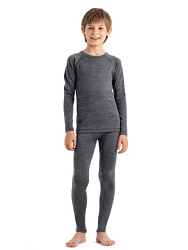 Термобелье леггинсы, цвет: св.серый, артикул: KKBCG02-91