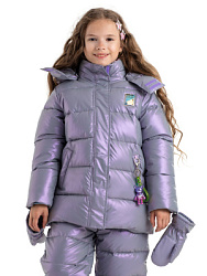 Куртка зимняя, цвет: сиреневый, артикул: KKGCK04-V0