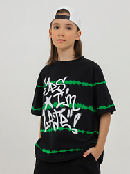 Футболка, цвет: черный, артикул: PJBCT23-99