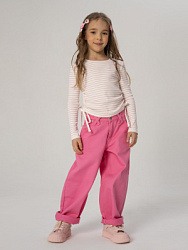 Брюки джинсовые, цвет: розовый, артикул: PKGCP05-81