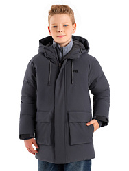 Куртка зимняя, цвет: серый, артикул: MJBCK06-93