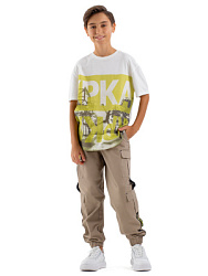 Брюки, цвет: бежевый, артикул: JJBCP01-T1