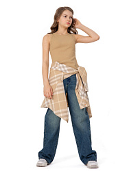 Майка, цвет: бежевый, артикул: NJGCM01-Y4