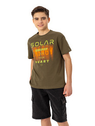 Футболка, цвет: хаки, артикул: NJBCT25-Y4