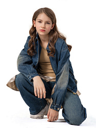 Куртка джинсовая, цвет: синий, артикул: NJGCK08-Z4