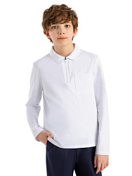 Рубашка-поло, цвет: белый, артикул: MJBCL02-00