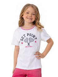 Футболка, цвет: белый, артикул: NKGCT07-00