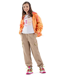 Брюки, цвет: бежевый, артикул: LJGCP03-T0