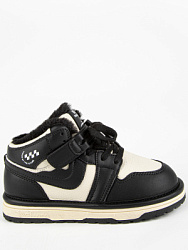 Ботинки, цвет: черный-белый, артикул: 63318шк-1