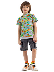 Шорты джинсовые, цвет: серый, артикул: LKBCH01-92