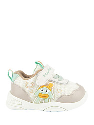 Полуботинки, цвет: бежевый-зелёный, артикул: 10239-3