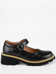Туфли, цвет: черный, артикул: 241007п-1