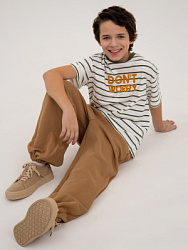 Брюки трикотажные, цвет: охристый, артикул: PJBCP04-D3