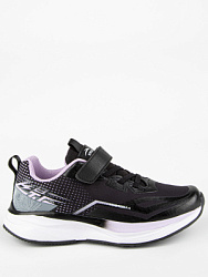 Кроссовки, цвет: черный-сиреневый, артикул: 74902с-2