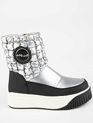 Сапоги, цвет: серебряный, артикул: 1918д-2