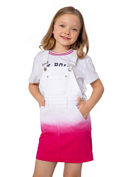 Сарафан джинсовый, цвет: белый, артикул: NKGCS04-00