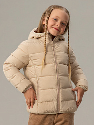 Куртка демисезонная, цвет: бежевый, артикул: OKGCK12-T0