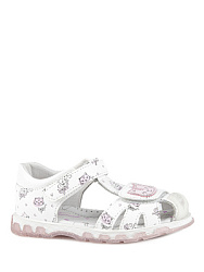 Сандалии, цвет: белый-розовый, артикул: 31492-2