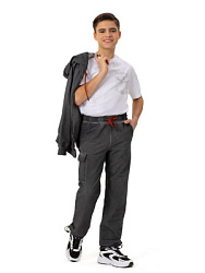 Брюки, цвет: темно-серый, артикул: NJBCP05-93