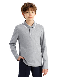 Рубашка-поло, цвет: серый, артикул: MJBCL01-2A