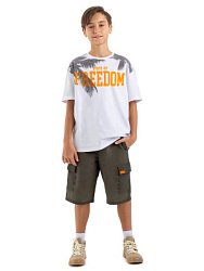 Шорты, цвет: оливковый, артикул: LJBCH10-64