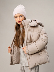 Куртка зимняя, цвет: бежевый, артикул: OJGCK06-T0