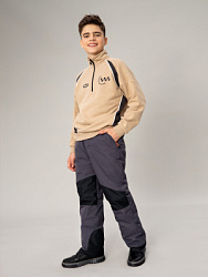 Брюки утепленные, цвет: серый, артикул: OJBCP16-93