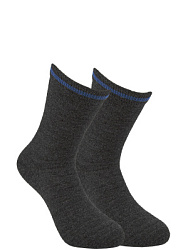 Носки шерстяные, цвет: т.серый, артикул: FWUAS06-4A