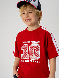 Футболка, цвет: красный, артикул: PKBCT04-R2