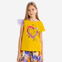 Футболка, цвет: желтый, артикул: JJGCT02-61