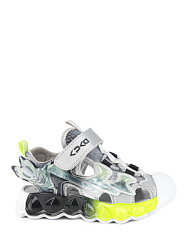 Сандалии, цвет: серый-салатовый, артикул: 81135-2