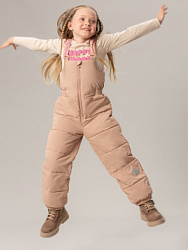 Полукомбинезон зимний, цвет: бежевый, артикул: OKGCP09-T1