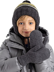 Варежки, цвет: т.серый, артикул: KWBAG01-93