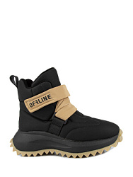 Ботинки, цвет: черный-коричневый, артикул: 1786д-2