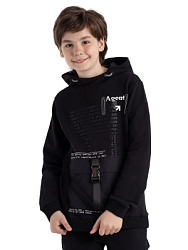 Толстовка, цвет: черный, артикул: KJBCJ07-99