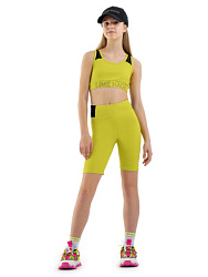 Леггинсы, цвет: лайм, артикул: LJGCG02-61